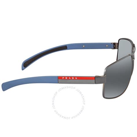 prada silver grey mirror grad silvrer polar|Prada Linea Rossa Polarized Grey Mirror Silver Gradient Pilot.